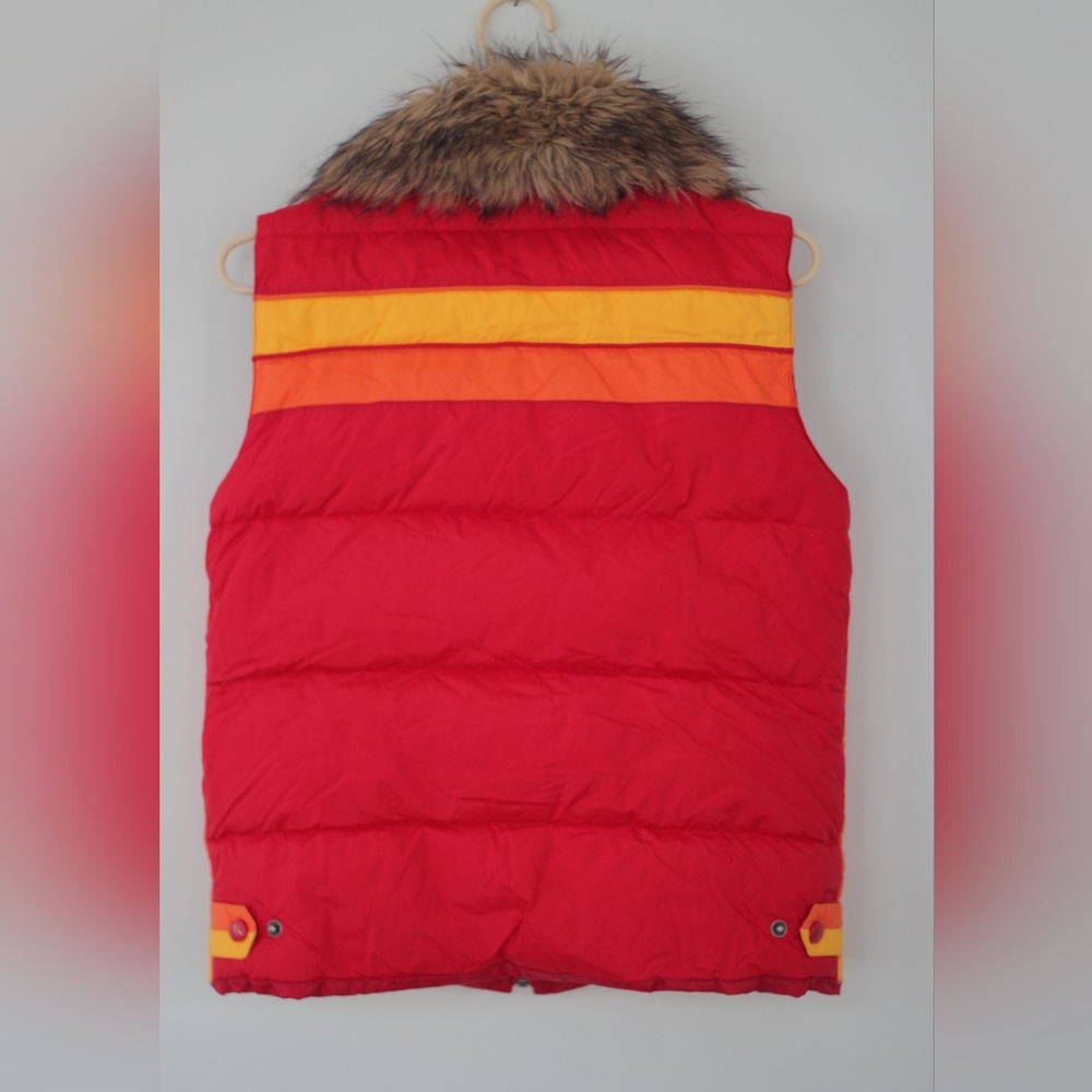 AMAZING and RARE 2000s Does 70s Juicy Couture Puffer Vest With Detachable Collar - Picture 7 of 7
